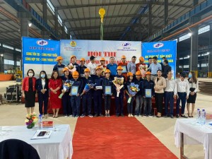 Hội thi An toàn vệ sinh viên giỏi năm 2021 tại Nam Phát Ship, Quảng Ninh