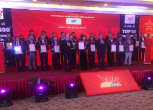 Nam Phat Group đứng thứ 246/500 doanh nghiệp tư nhân lớn nhất Việt Nam (VNR 500) năm 2018