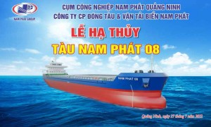 Thư mời tham dự lễ hạ thủy tàu Nam Phát 08 - 27.07.2022